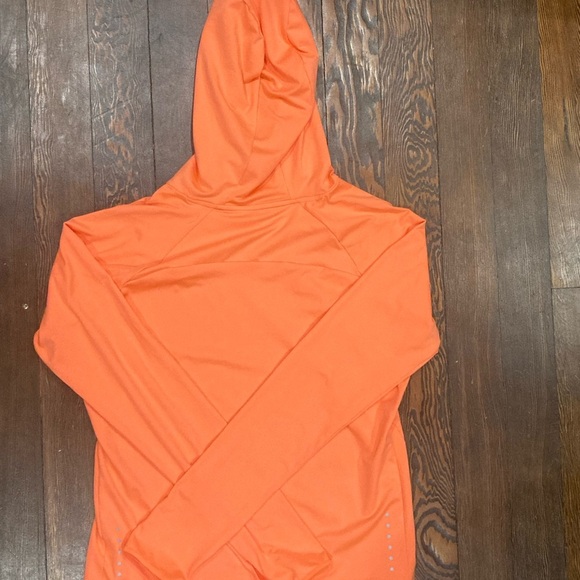 Nike Dri-Fit Element Hoodie Women’s Size Large Orange Mango Pullover NWOT - Picture 6 of 8